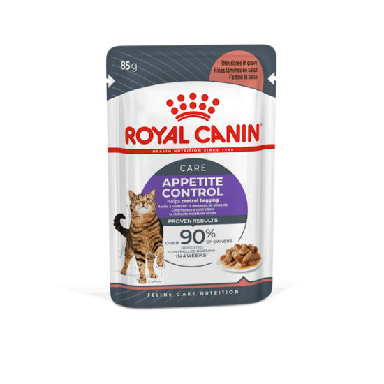 Royal Canin Appetite Control Care – Hrană Umedă pentru Pisici în Sos, 85 g